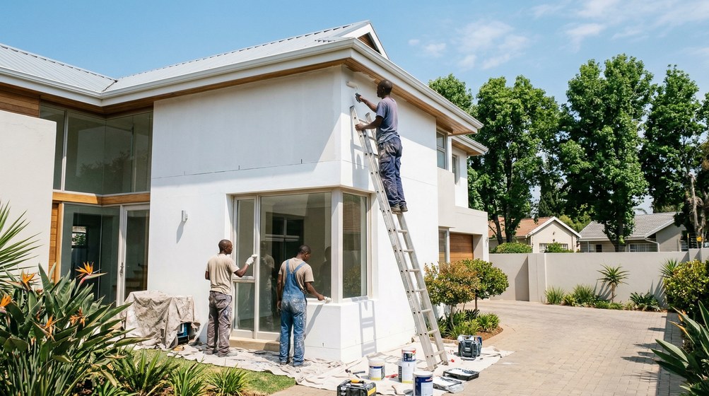 Professional painters working in Melkbosvredehoek, Cape Town City Bowl
