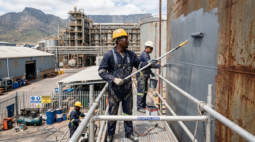 Professional warehouse painting contractors in Vredehoek - City Bowl industrial specialists
